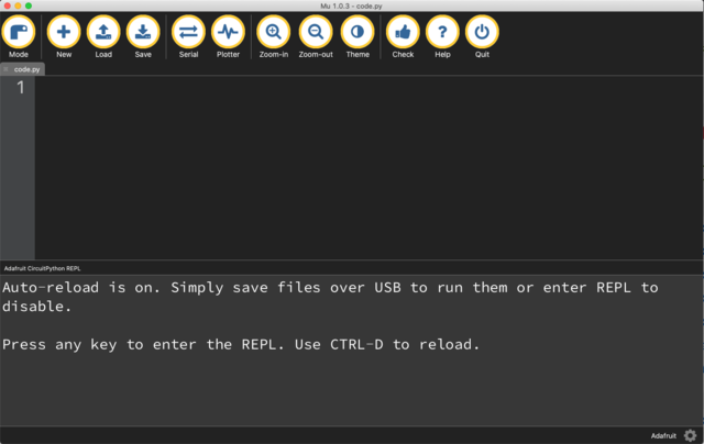Code with Mu IDE