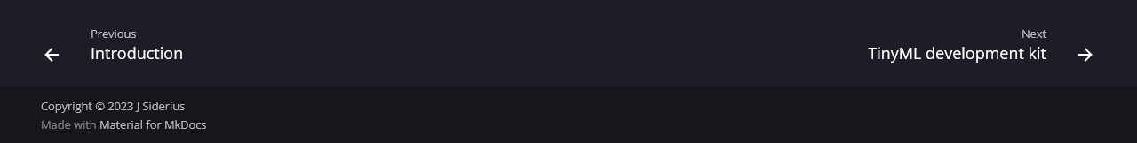 Navigation footer